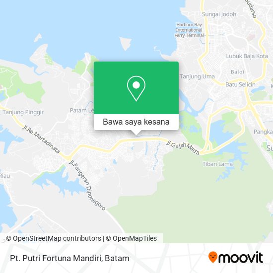 Peta Pt. Putri Fortuna Mandiri