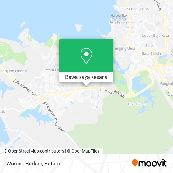 Peta Warunk Berkah