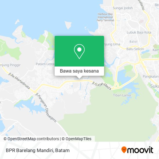 Peta BPR Barelang Mandiri