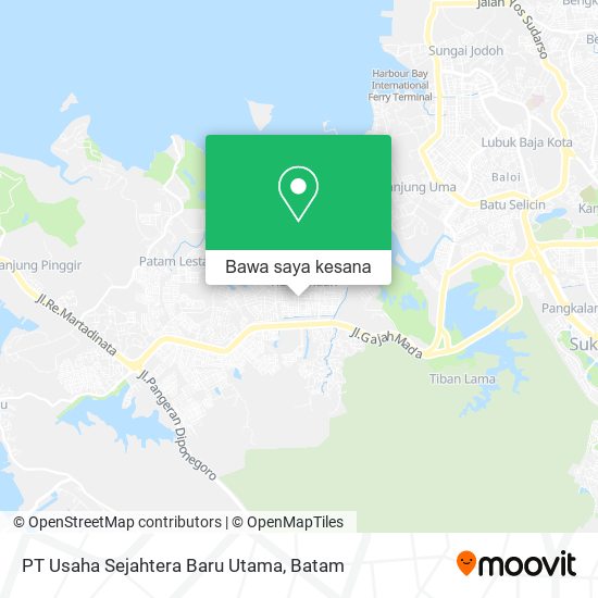Peta PT Usaha Sejahtera Baru Utama