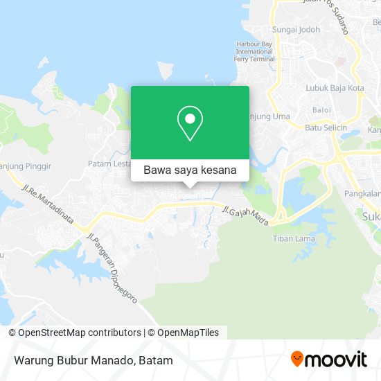 Peta Warung Bubur Manado