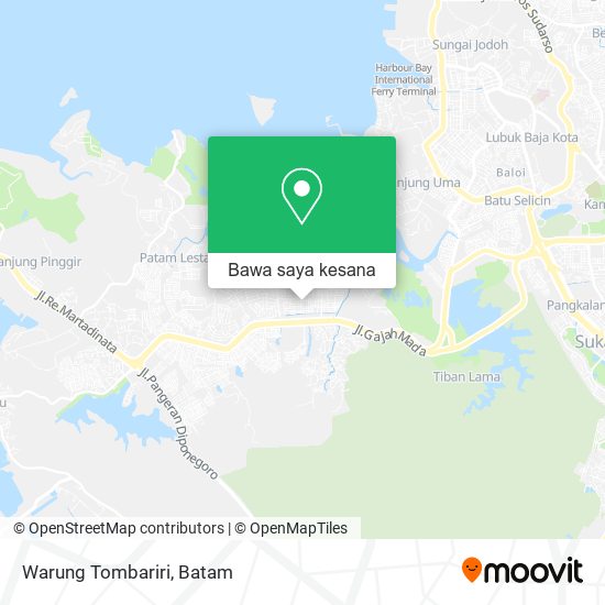 Peta Warung Tombariri