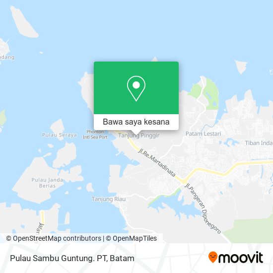 Peta Pulau Sambu Guntung. PT