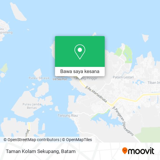 Peta Taman Kolam Sekupang