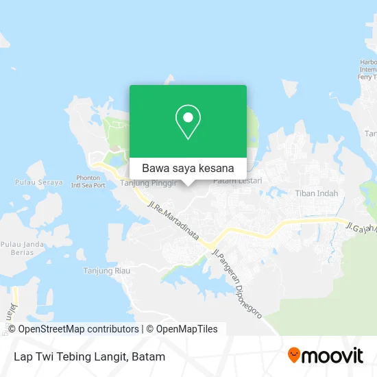 Peta Lap Twi Tebing Langit