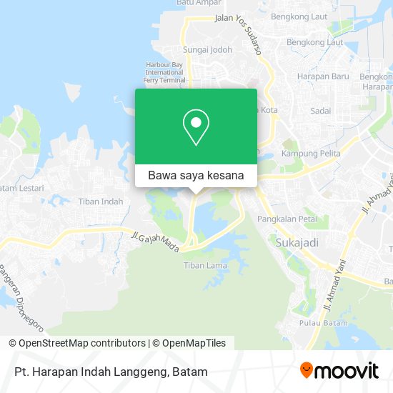 Peta Pt. Harapan Indah Langgeng