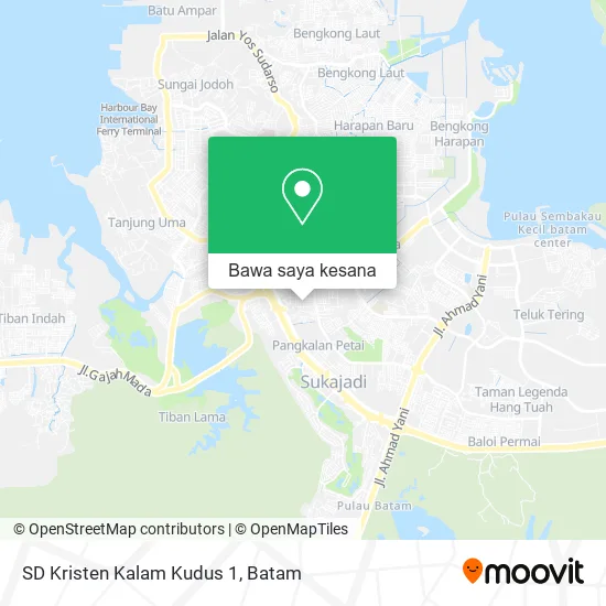 Peta SD Kristen Kalam Kudus 1