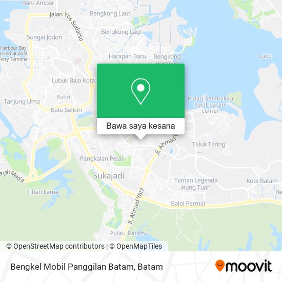 Peta Bengkel Mobil Panggilan Batam