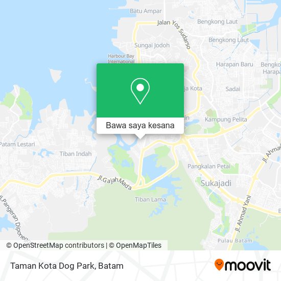 Peta Taman Kota Dog Park
