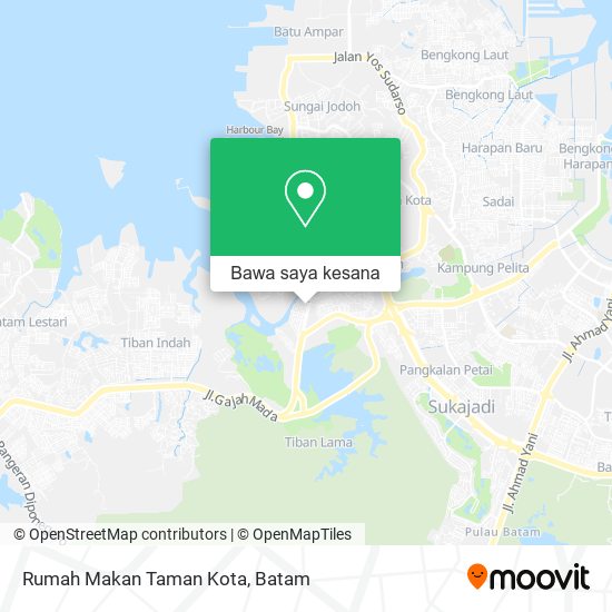 Peta Rumah Makan Taman Kota