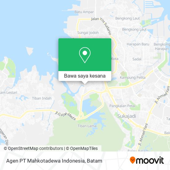 Peta Agen PT Mahkotadewa Indonesia