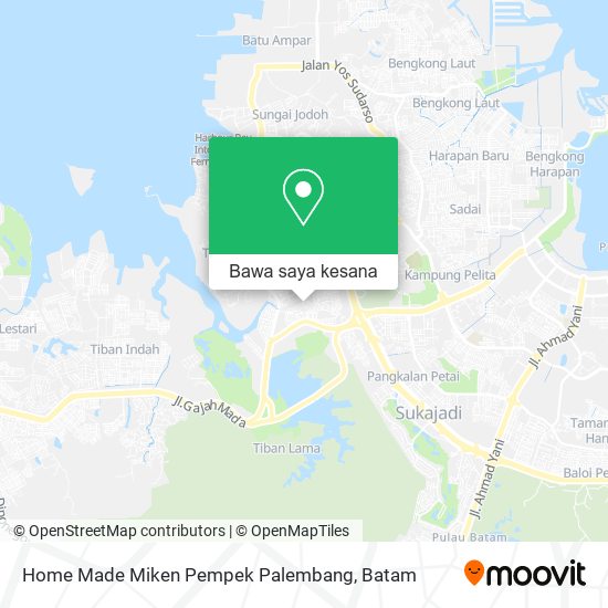 Peta Home Made Miken Pempek Palembang
