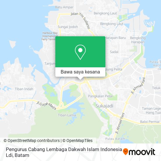 Peta Pengurus Cabang Lembaga Dakwah Islam Indonesia Ldi