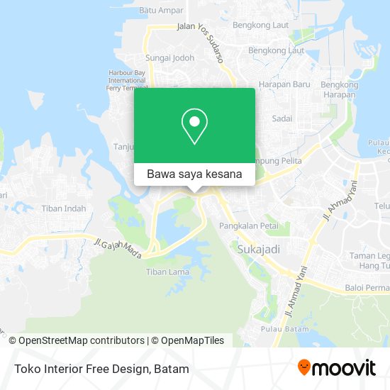 Peta Toko Interior Free Design