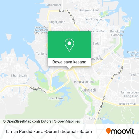 Peta Taman Pendidikan al-Quran Istiqomah