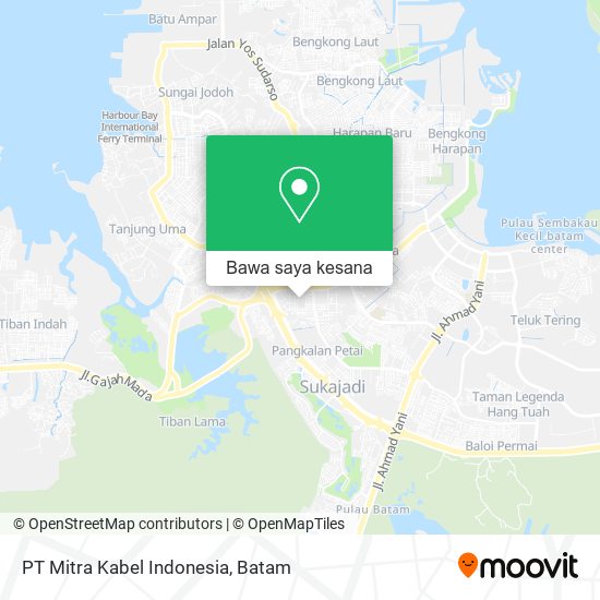 Peta PT Mitra Kabel Indonesia