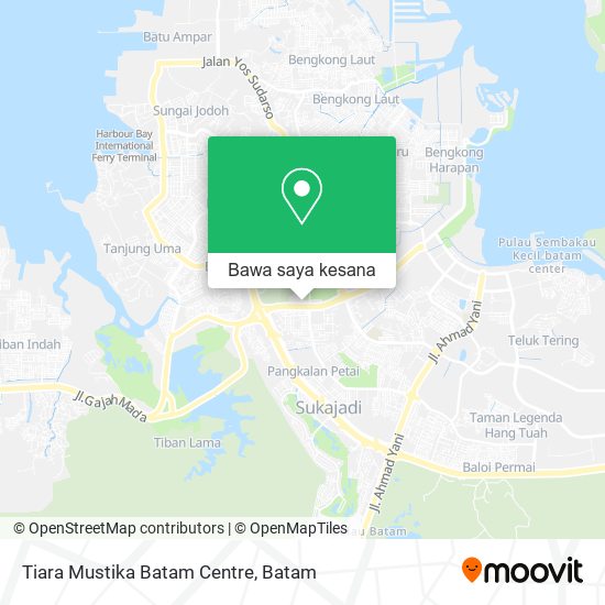 Peta Tiara Mustika Batam Centre