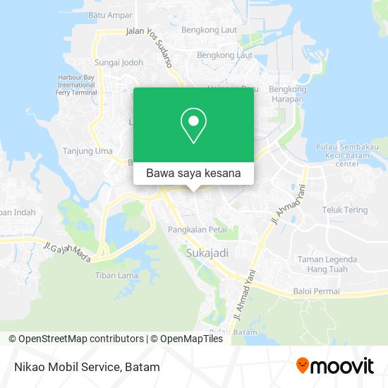 Peta Nikao Mobil Service