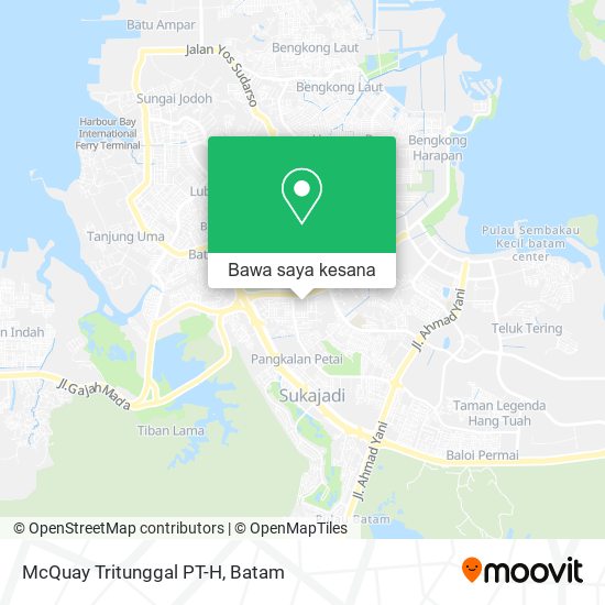 Peta McQuay Tritunggal PT-H