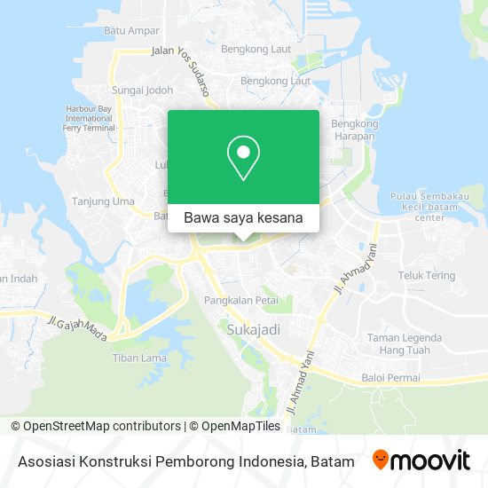 Peta Asosiasi Konstruksi Pemborong Indonesia