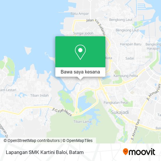 Peta Lapangan SMK Kartini Baloi