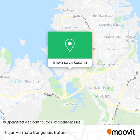 Peta Fajar Permata Bangunan