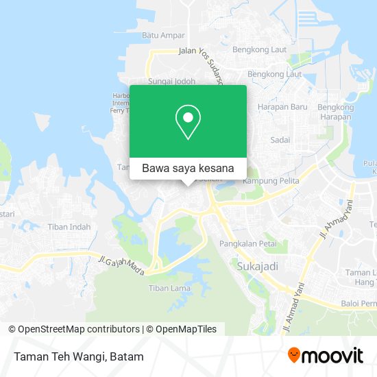 Peta Taman Teh Wangi