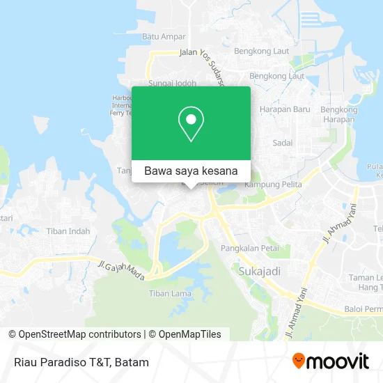 Peta Riau Paradiso T&T