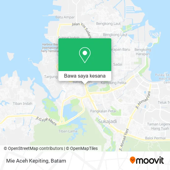 Peta Mie Aceh Kepiting