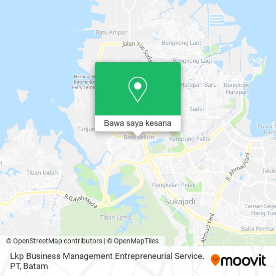 Peta Lkp Business Management Entrepreneurial Service. PT