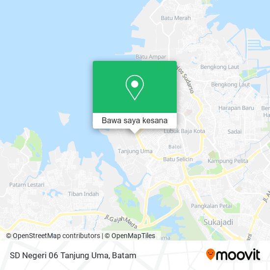 Peta SD Negeri 06 Tanjung Uma