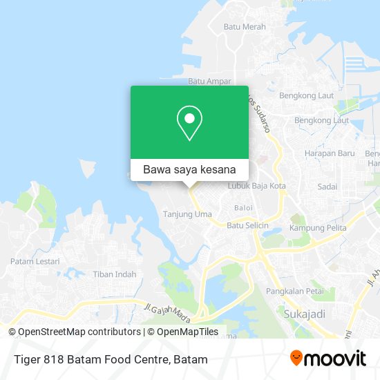 Peta Tiger 818 Batam Food Centre