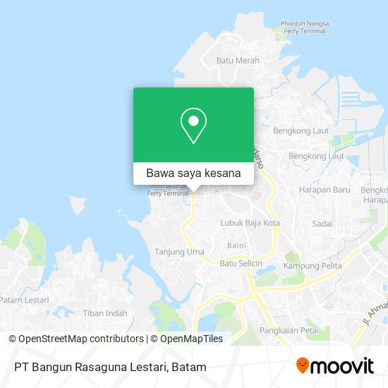 Peta PT Bangun Rasaguna Lestari