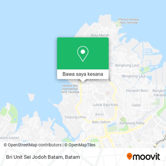 Peta Bri Unit Sei Jodoh Batam