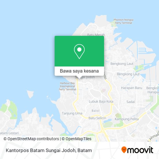 Peta Kantorpos Batam Sungai Jodoh