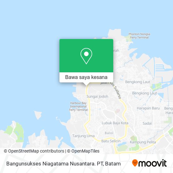 Peta Bangunsukses Niagatama Nusantara. PT