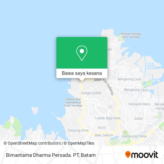 Peta Bimantama Dharma Persada. PT