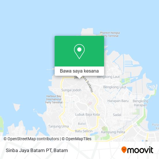 Peta Sinba Jaya Batam PT