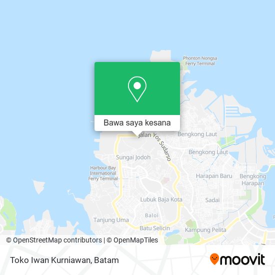 Peta Toko Iwan Kurniawan