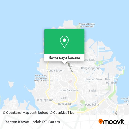 Peta Banten Karyati Indah PT