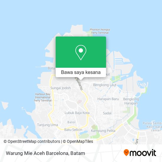 Peta Warung Mie Aceh Barcelona