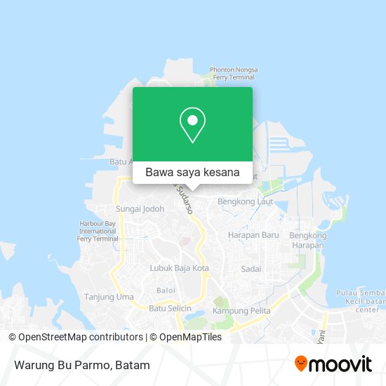 Peta Warung Bu Parmo