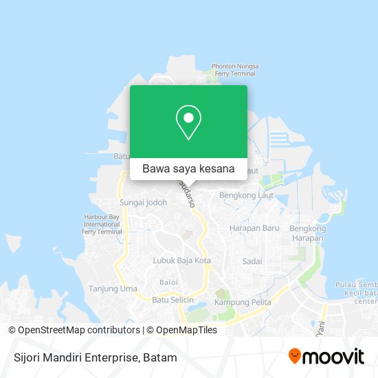 Peta Sijori Mandiri Enterprise