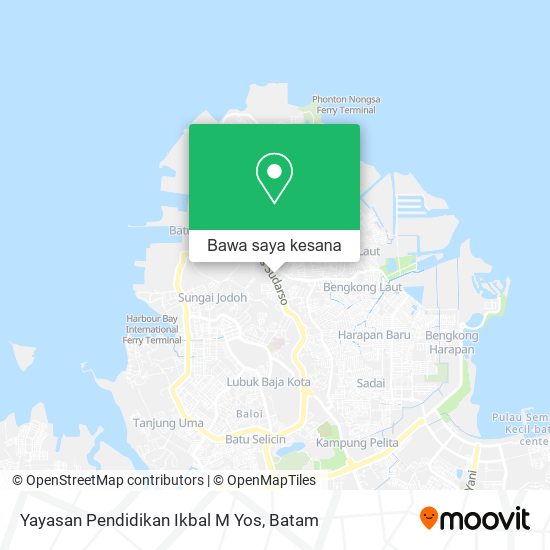 Peta Yayasan Pendidikan Ikbal M Yos