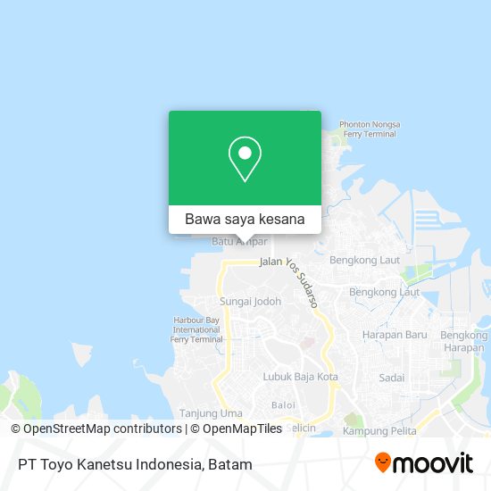 Peta PT Toyo Kanetsu Indonesia