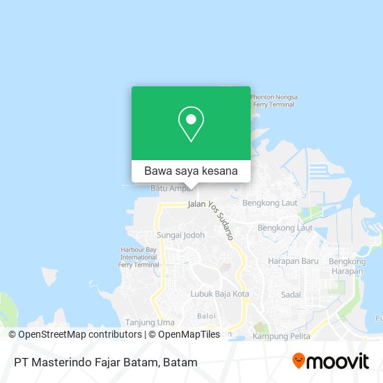 Peta PT Masterindo Fajar Batam