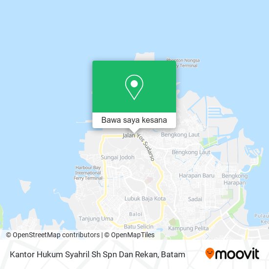 Peta Kantor Hukum Syahril Sh Spn Dan Rekan