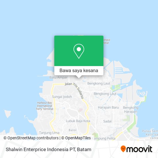 Peta Shalwin Enterprice Indonesia PT
