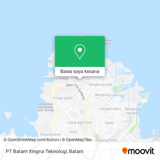 Peta PT Batam Xingrui Teknologi