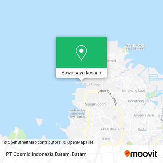 Peta PT Cosmic Indonesia Batam